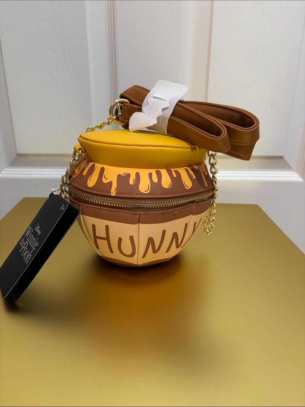 Loungefly Winnie the Pooh Honey Pot Purse- Yellow/Brown